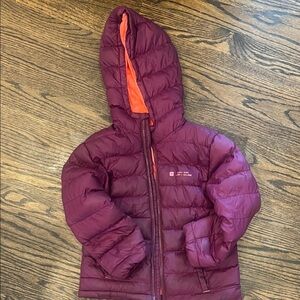 Mountain Warehouse maroon Puffer Jacket with Bright Orange Lining